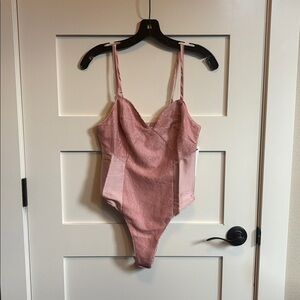 Pink Sleeveless bodysuit